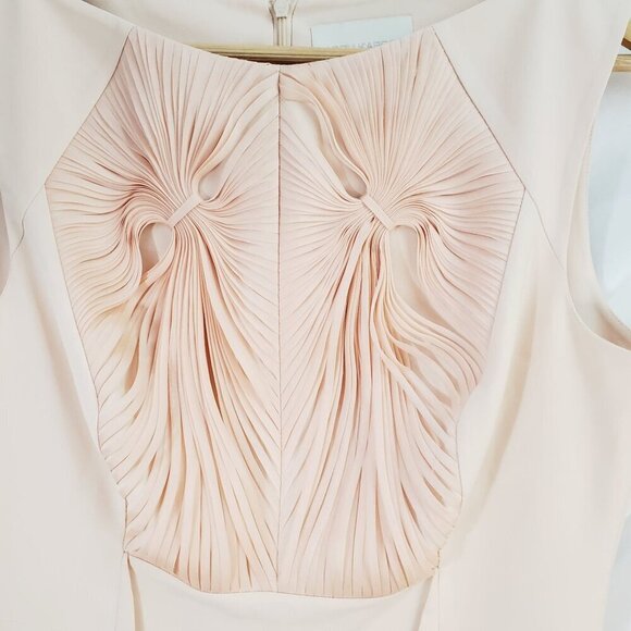 Arzu Kaprol Powder Mini Dress Back Zip Classic Cropped Jacket Set 42 - Picture 3 of 16